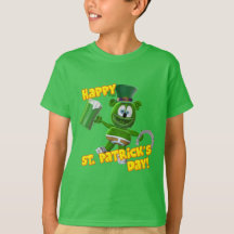 Gummibär (der gummiartige Bär) St Patrick Tag