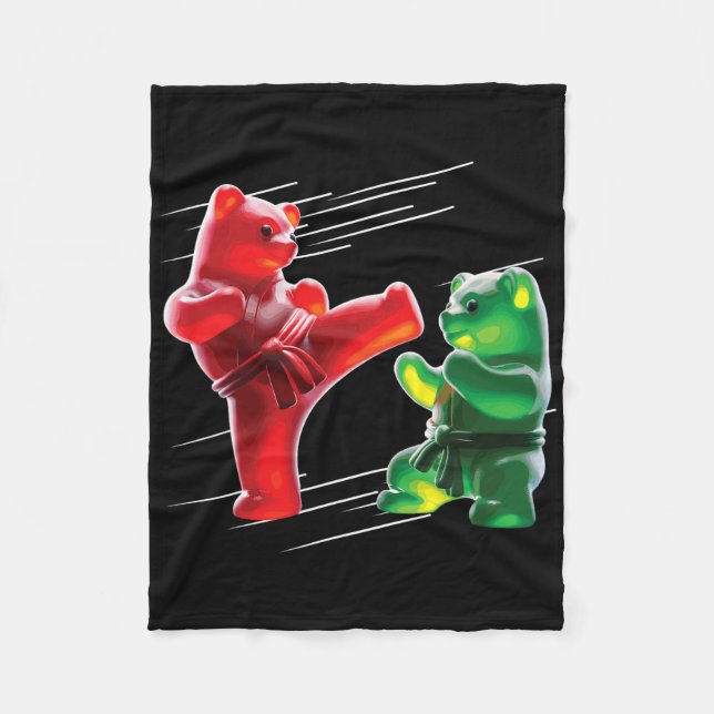 Gummibär Fleecedecke (Vorderseite)