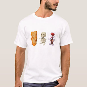 Gummibäranatomie Triptik WHITE T-Shirt