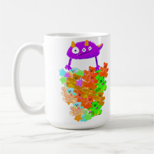 Gummibärchen-Ernte-Monster Kaffeetasse