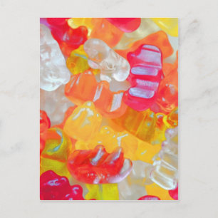 Gummibärchen Postkarte