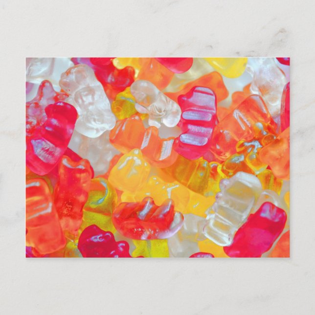 Gummibärchen Postkarte (Vorderseite)