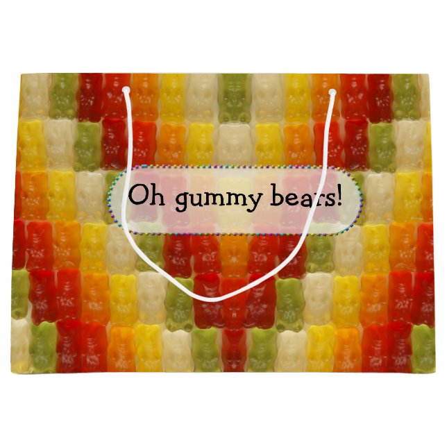 Gummibären - Geschenktasche Große Geschenktüte (Vorderseite)