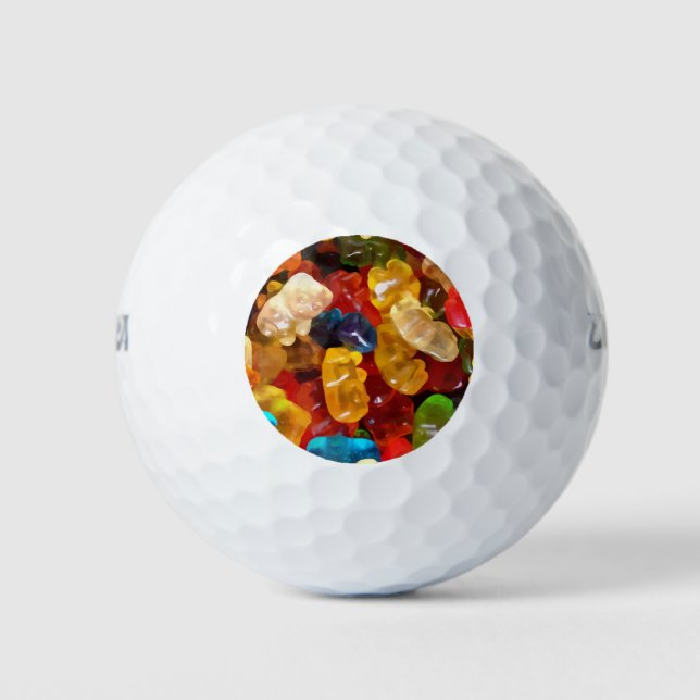 Gummibären Golfball (Vorderseite)