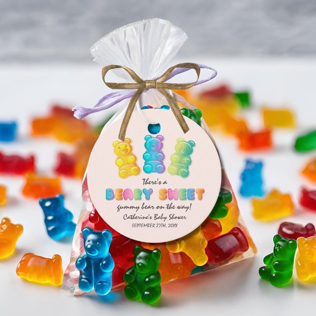 Gummibärenbärendusche aus Gelee Candy Baby Geschenkanhänger (Von Creator hochgeladen)