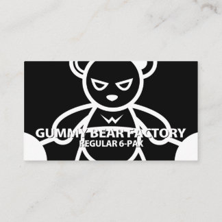 Gummibärenfabrik/Gym/Fitness Visitenkarte