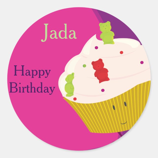 Gummibärenkuchen | Aufkleber (Vorderseite)