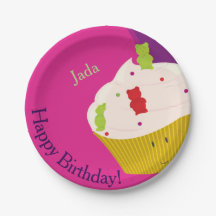 Gummibärenkuchen | Papierplatte