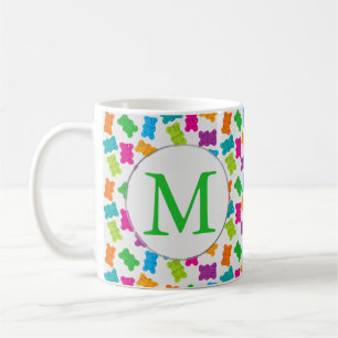 Gummibärmuster Kaffeetasse