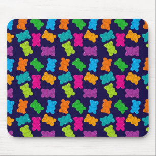 Gummibärmuster Mousepad