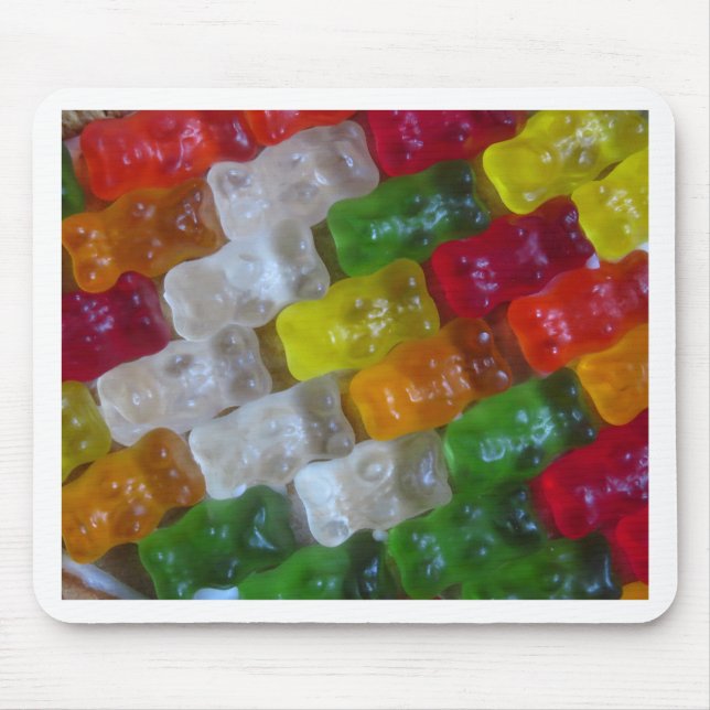 Gummibärmuster Mousepad (Vorne)