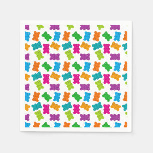 Gummibärmuster Serviette