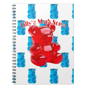 Gummibonbons notizblock