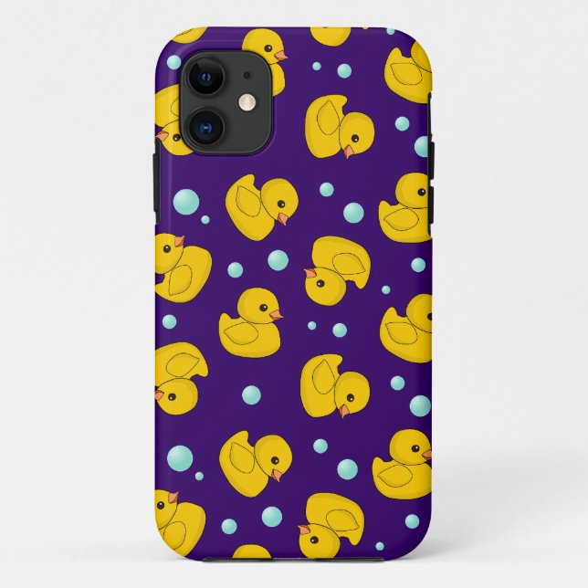 GummiDuckie Muster Case-Mate iPhone Hülle (Rückseite)