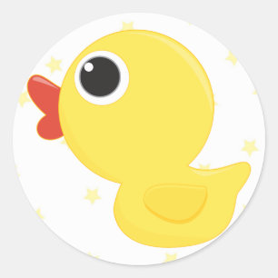 GummiDuckie Runder Aufkleber