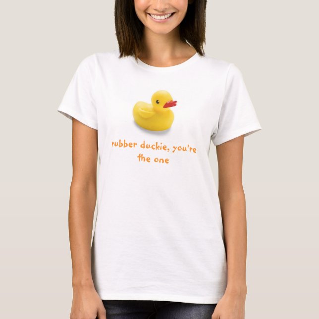 GummiDuckie, sind Sie das T-Shirt (Vorderseite)