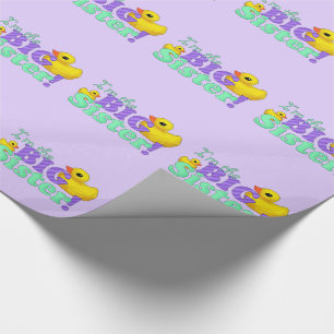 "GummiDuckies - große Schwester " Geschenkpapier