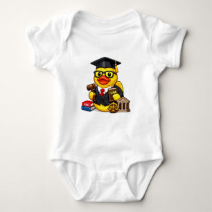 Gummiente Anwalt Baby Strampler
