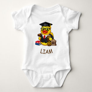 Gummiente Anwalt Baby Strampler
