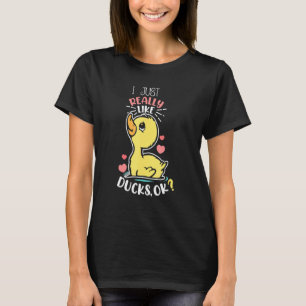 Gummiente Enten Vogel Jagd Ente Ente T-Shirt