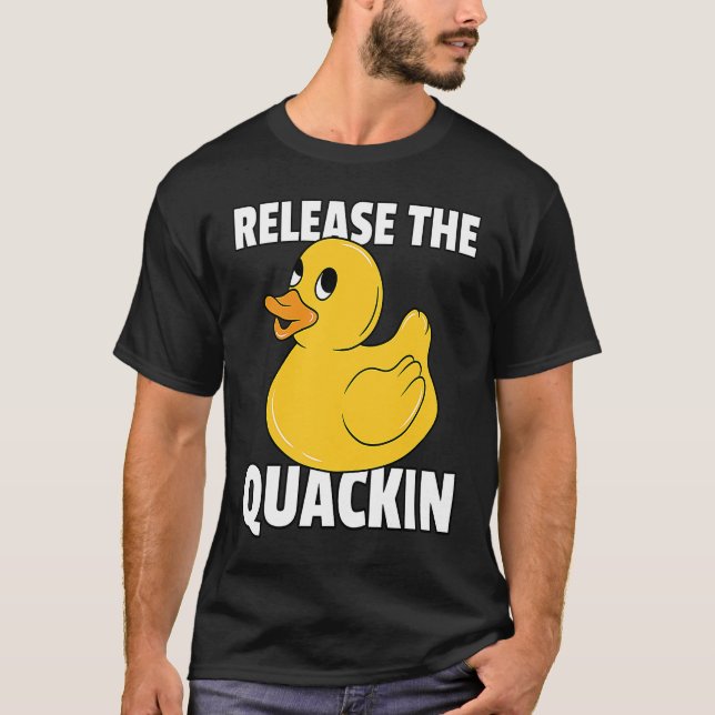 Gummiente für eine Ente T-Shirt (Vorderseite)