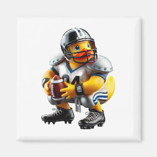 Gummiente Fußballspieler Ducky Duckie Männer Fraue Magnet