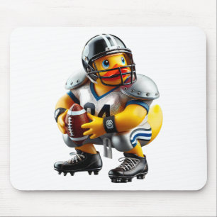 Gummiente Fußballspieler Ducky Duckie Männer Fraue Mousepad