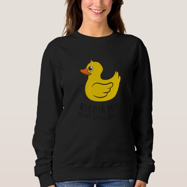 Gummiente Geisttier  Ente Sweatshirt (Vorderseite)