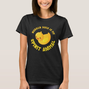 Gummiente ist mein Seelentier Ich quake Ente chick T-Shirt