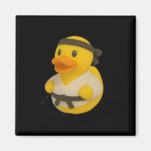 Gummiente Karate Ente Enten Männer Frauen Kinder  Magnet