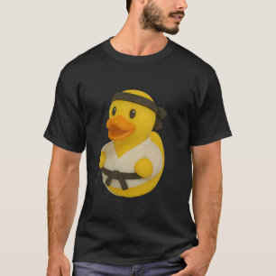 Gummiente Karate Ente Enten Männer Frauen Kinder T-Shirt