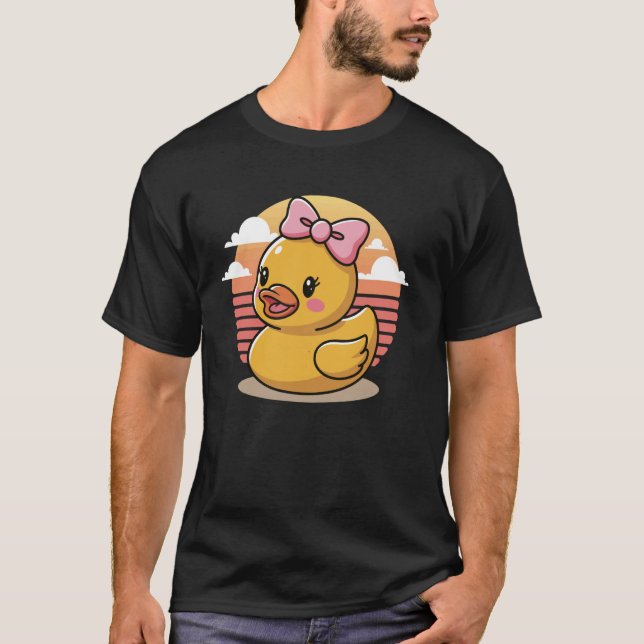 Gummiente Kokette T-Shirt (Vorderseite)