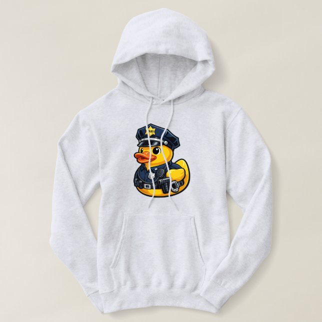 Gummiente Polizeibeamter Hoodie (Design vorne)