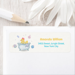 Gummiente Rub A Dub Dub Badewanne Baby Shower