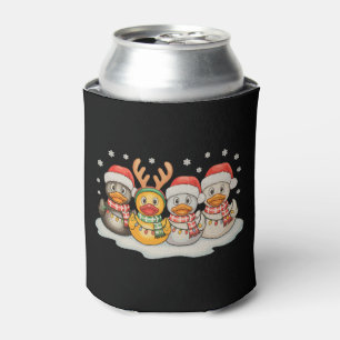 Gummiente Squad Santa Rentier Weihnachtslichter Dosenkühler