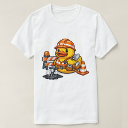 Gummiente Straßenarbeiter T-Shirt