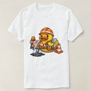 Gummiente Straßenarbeiter T-Shirt