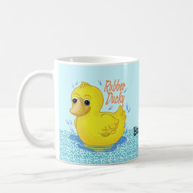Gummiente Tasse  (Links)
