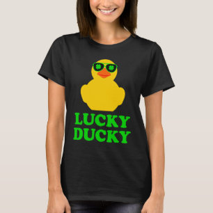 Gummiente Vierblatt-C-Sonnenbrille St. Patrick's D T-Shirt