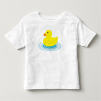 Gummienten-Kleinkind-Rüsche-T-Shirt