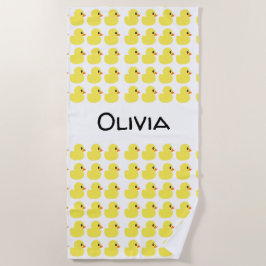 "Gummienten-" personalisiertes Badetuch
