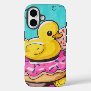 Gummienten und -Donuts I-Handy-Fall iPhone 16 Hülle
