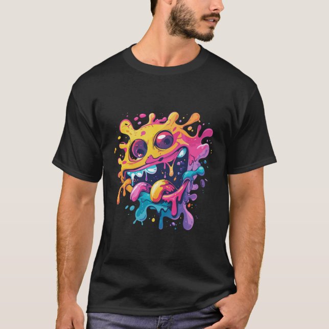 Gummigoo 7 farbiger T - Shirt (Vorderseite)