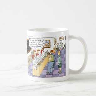 Gummihandschuhe Lustige Eklige Cartoon Kaffeetasse
