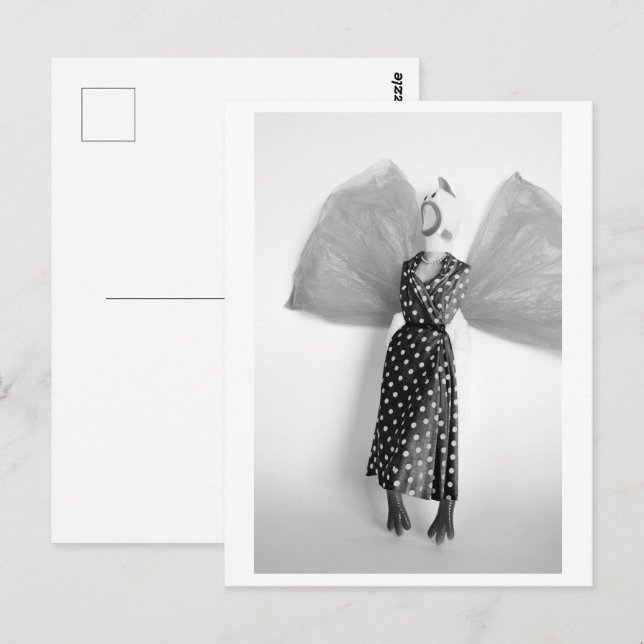 Gummihuhn mit Flügeln - Elle - Postkarte (Vorne/Hinten)