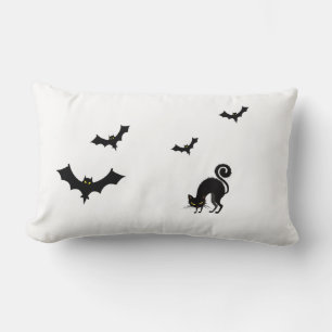 Gummikissen - schwarze Katze Lendenkissen