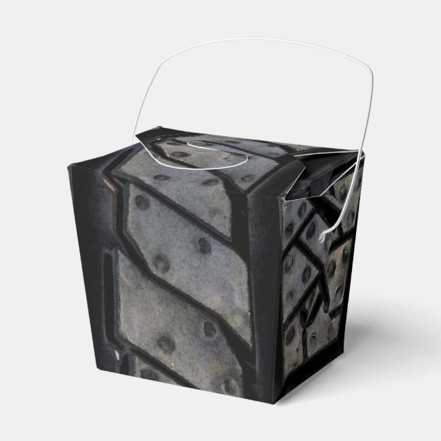 Gummireifen Automobiltextur Geschenkschachtel (Vorderseite)