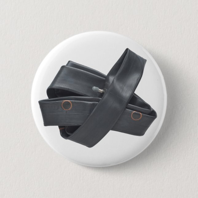 Gummireifen-Rohr mit Flecken-Knopf Button (Vorderseite)