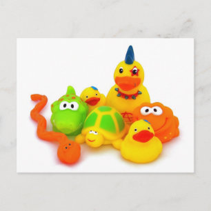 Gummispielzeug Postkarte