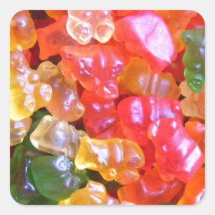 Gummy all your Lovin' Quadratischer Aufkleber